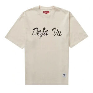 Supreme Cream Deja Vu T-Shirt size Medium